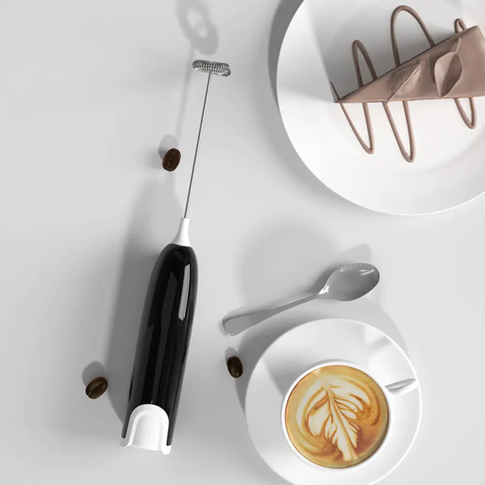 Electric Milk Frother – Handheld & Rechargeable